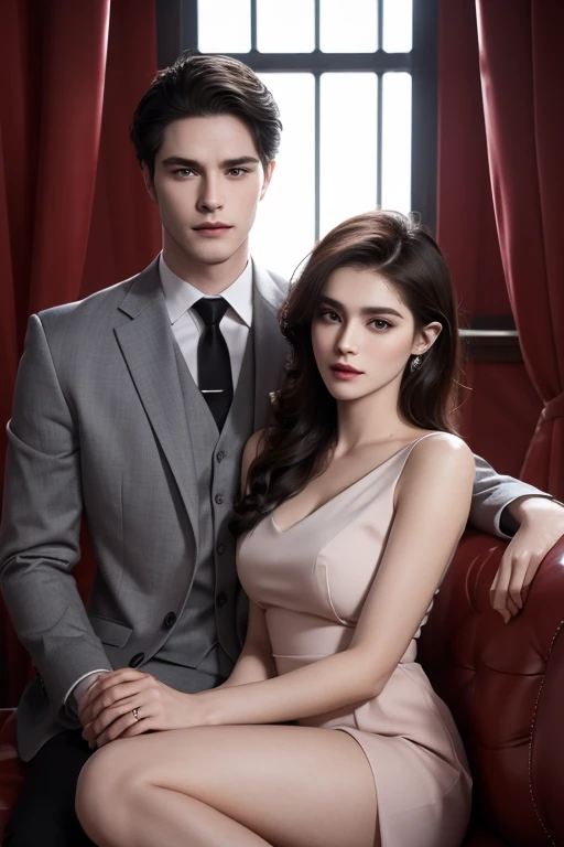 Romance between a young, handsome mobster and a young, pretty girl, both are together on the cover of the film