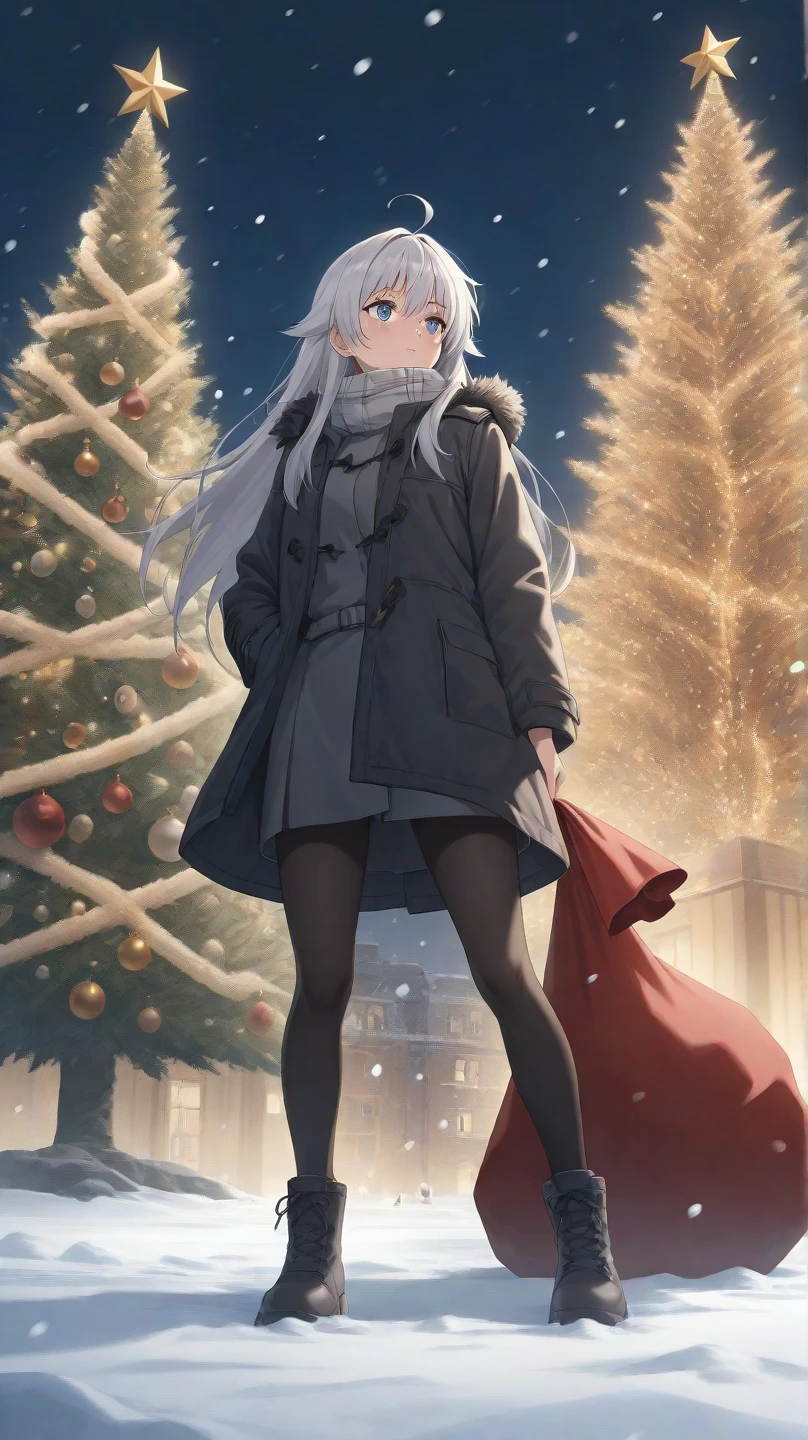 the girl who deploys multiple magic squares, she is wearing a hood, her face cannot be seen, and the distance between me and herself is far., white hair, floating hair, long hair, shiny hair, sanpaku, tearing up, anime, anime style, move chart, from above, atmospheric perspective, UHD, retina, masterpiece, accurate, anatomically correct, super detail, high details, high quality, best quality, highres, 1080P, 16k