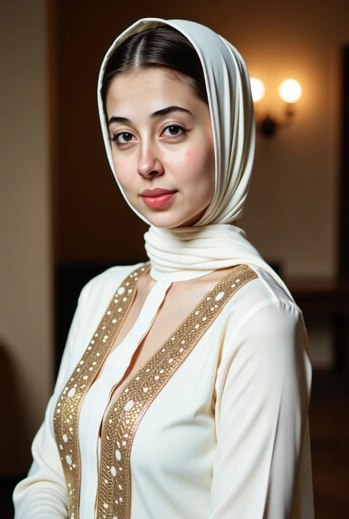 one real persian women, beautiful detailed eyes, beautiful detailed lips, extremely detailed face and skin, white skin, looking at camera, intricate jewelry, showing her breast, dramatic lighting, cinematic, serene expression, hyper realistic, photorealistic, 8k, high resolution, masterpiece, (best quality:1.2), (photorealistic:1.37), ultra-detailed, cinematic lighting, warm color palette, dramatic shadows, elegant, majestic, regal,8k
