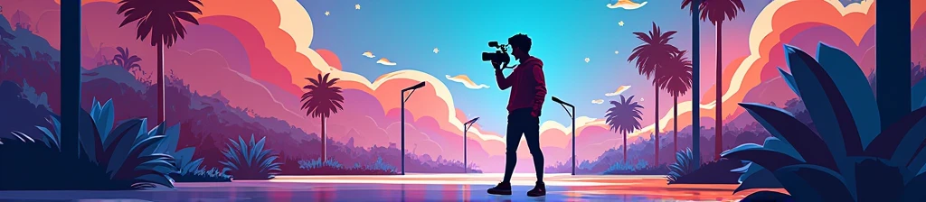 "Ezox Veixn Vlogs" banner, text, font, in center, a person doing vlogging,