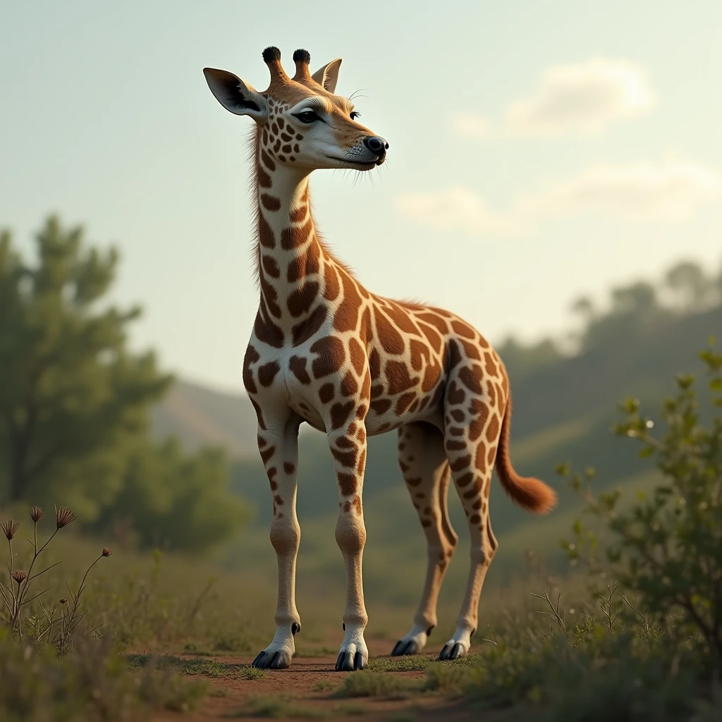 giraffe, full body