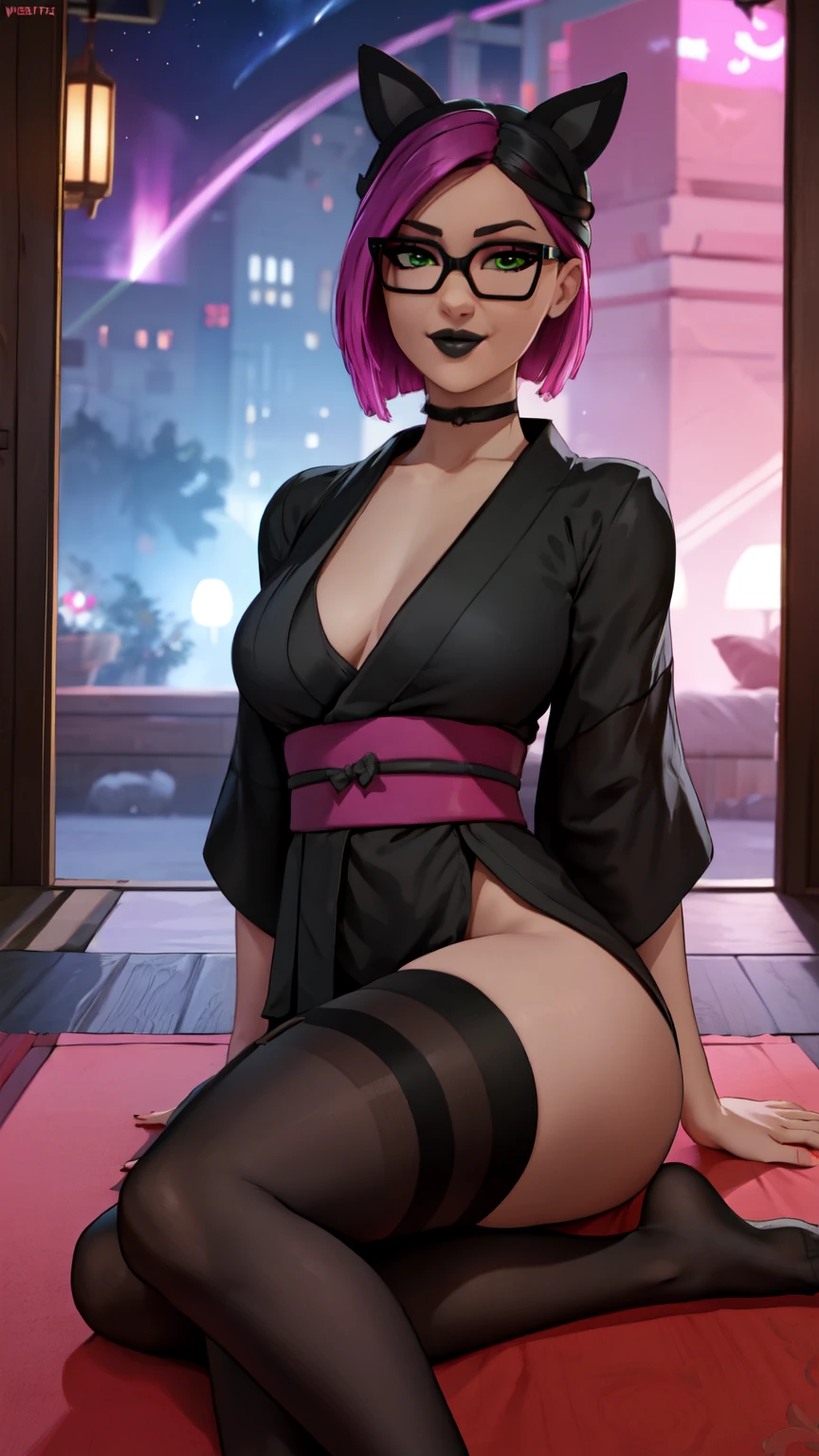 ((ultra quality)), ((masterpiece)), Karin Uzumaki, Naruto Shippuden, ((red short hair)), (beautiful cute face), (beautiful female lips), Charming, ((sexy facial expression)), looks at the camera, eyes slightly open, (skin color white), (blue skin), glare on the body, ((detailed beautiful female eyes)), ((green eyes)), (juicy women's lip liner), (beautiful female hands), ((ideal female figure)), ideal female body, beautiful waist, gorgeous thighs, beautiful small breasts, ((thin and beautiful)), stands temptingly (Rear view), (Karin Uzumaki's clothes, black skinny shorts, leggings, Hidden Leaf Village Shinobi Clothes) background: hidden leaf village, Naruto shippuden, ((depth of field)), ((clear high quality image)), (Clear details), ((high detail)), really, professional photo shoot, ((Clear Focus)), anime,show tits ,hand on crotch
