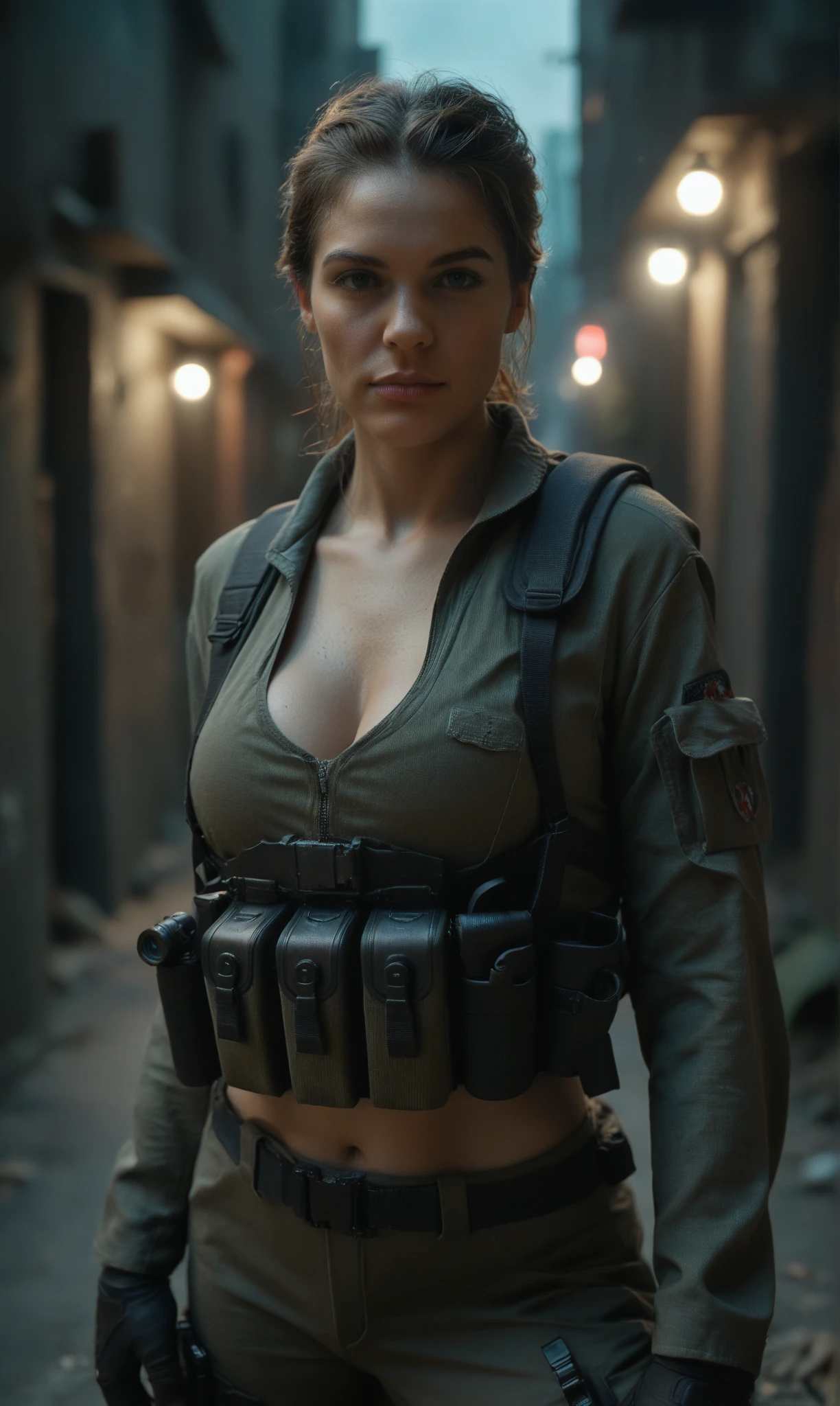Raid Shotgun showing breasts