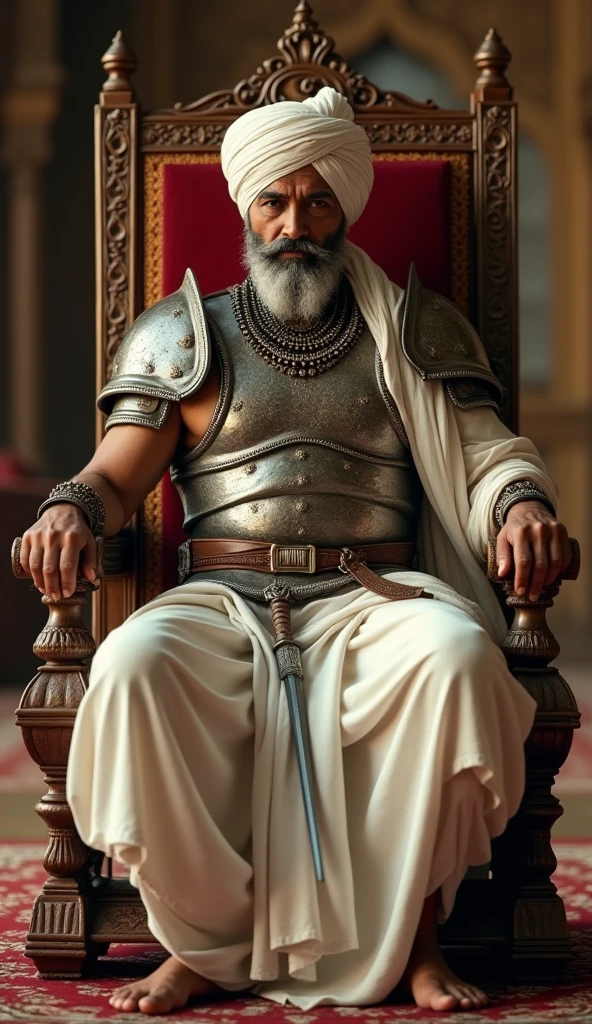 close up, dynamic pose, gold skin, ((Handsome man, 45 years old, with grey a mustache and grey beard)), bare chest, indian clothes, intricate details, homoerotic, no pants, bodybuilder, hairy body, ((perfect hands)), masterpiece, unreal engine, 3D Render, Octane Render, Global Illumination, Color Grading, Realistic, Photo, Colorful, realistic skin, wide shot, long shot, award winning, detailed eyes, (dynamic pose), indian temple background, detailed background, volumetric light, (symmetric eyes), realistic eyes. detailed eyes