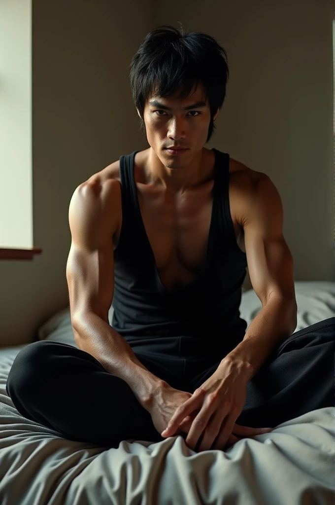 top-quality、​masterpiece、超A high resolution、(realisitic:1.4)、Detailed face、solo、１human male、Dark hair、glistning skin、dense skin、(asian human)、architectural、(absurderes、hight resolution、ultra-detailliert)、、1 male、Adults、(a 25-year-old man)、a handsome、tall muscular man、broad shoulder、extra very short hair、angular jaws、thick neck、thick eyebrow、extra very short hair、A dark-haired、fine eyes and detailed face、 Highly detailed CG Unity 8K wallpapers、intricate-detail、(Style Swirl Magic:0.7)、looking at the spectator、solo、(full body Esbian:0.6)、Detailed background、A detailed face、dynamicposes、、dynamic compositions、 big muscle、a handsome、 ((masutepiece:1.4, Best Quality)), ((masutepiece, Best Quality)), (photographrealistic:1.4)、(((Sorcerer)))、grin, Surfing,、a smirk、Sunny and cloudy sky、fantasy Library Background:1.2), Photorealistic、cana、magic circles  , (puff nipples ,  swollen nipples ,stiff nipples , long hard nipples) , topless , nude , naked , (((all fours))) , nsfw , eroticism , frontal view
