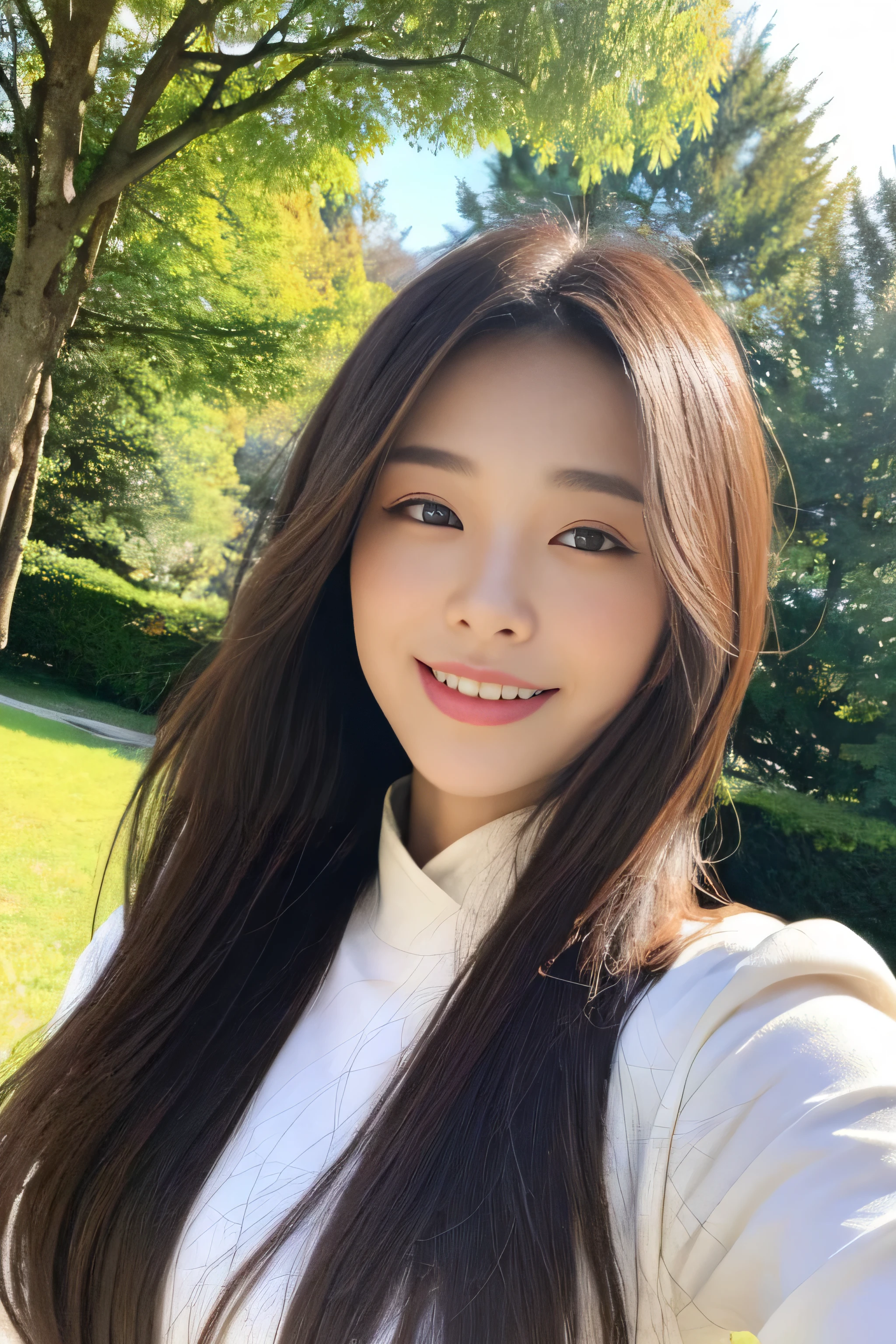 seed:2020674263.((Full body angle:1.1)).((Highest quality, 8k, masterpiece:1.3)), ((from below:1.1)).concentrated:1.2, Perfect body beauty:1.4, Hips:1.2, ((Delicate Hair)), (Vibrant color block short sleeve crop top for women,Shorts :1.1) , ((Highest quality、8k、masterpiece:1.3))、1 Girl、A sloppy smile、Esbian all over body、Slim face、Big 、Beautiful woman、(Dark Brown Hair)、Long Hair、1.1、Flickering Valley、Detailed eyes、double eyelid、Blurred Background、超Slim face、Smile、Looking down、stroll.extreme extreme close-up.cowboy shot