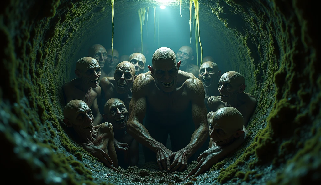 Hell in the cave old people as old as raisins