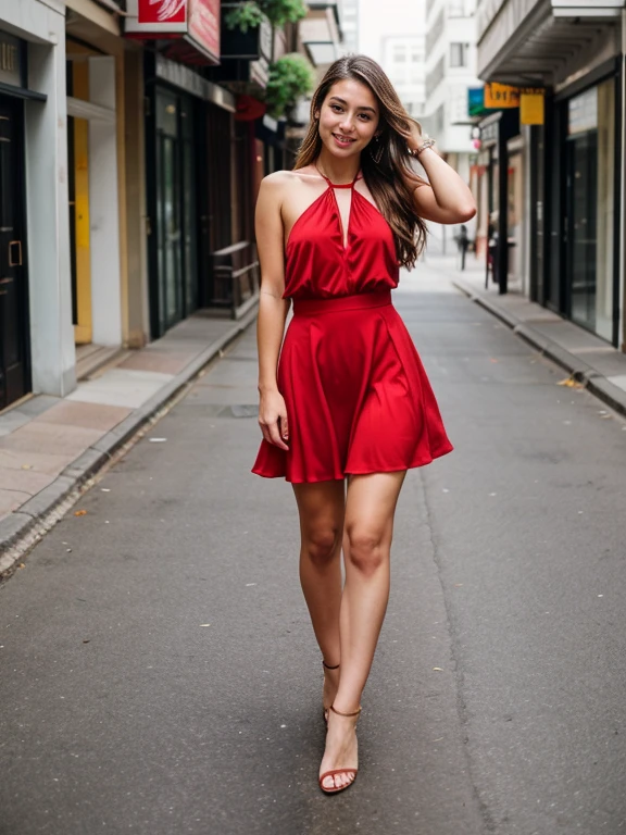 can you dress her a nice red dress