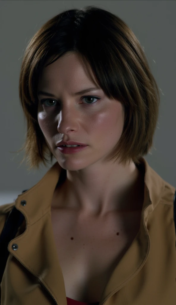 Sienna Guillory as Jill Valentine in Resident Evil Apocalypse movie, "portrait view", "Portrait", top