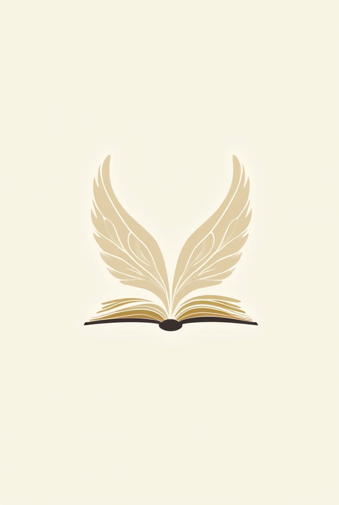 Magic book with an open page, and drawn on it are Duki's wings, only the angel ones.