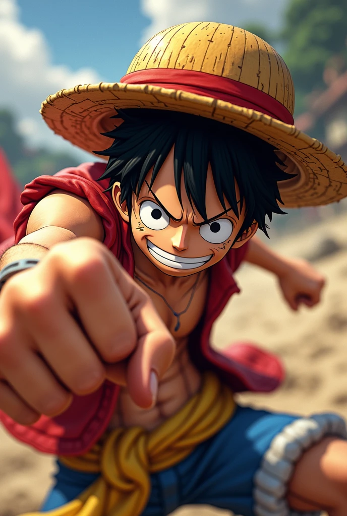 onepiece luffy cool battle bloodshed