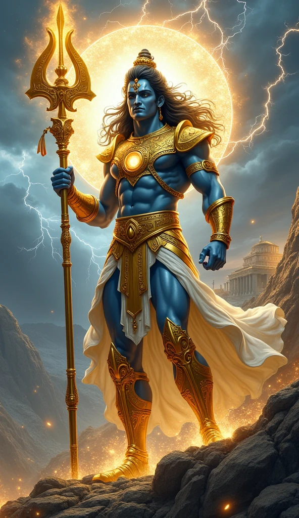 (digital art by Mikhail Vrubel and William Lee Hankey:1.2),
aesthetic of ancient greek art, artistic pinnacle of creativity,
impeccable details, neon-lit atmosphere, full body, ancient god,
(cobalt blue red shade and rosegold colors:0.3), vibrant colors, (balanced center composition:0.1),