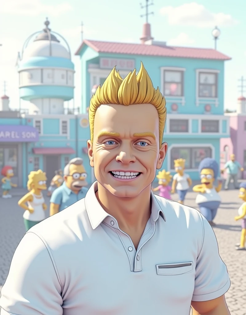 bart simpson mit roten augen und einer bong in der hand. er hustet.
