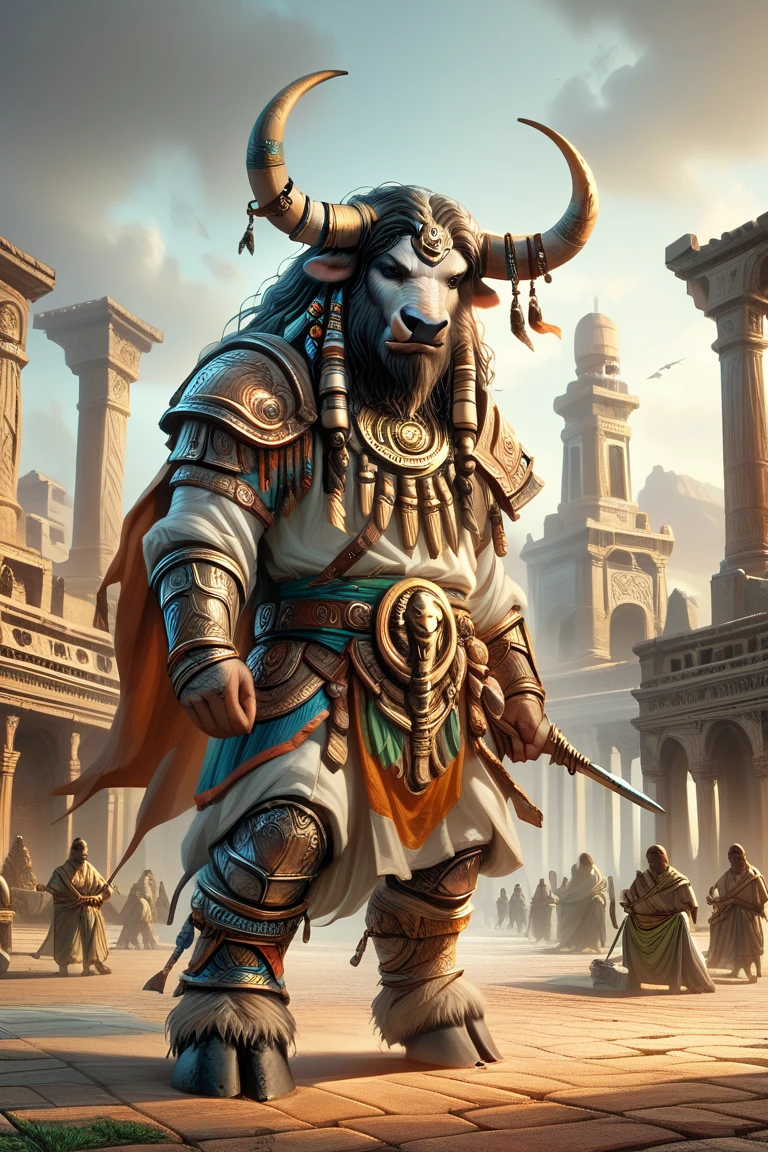 Tauren, man, warrior, Greek lands , Coliseum,  ancient Greece