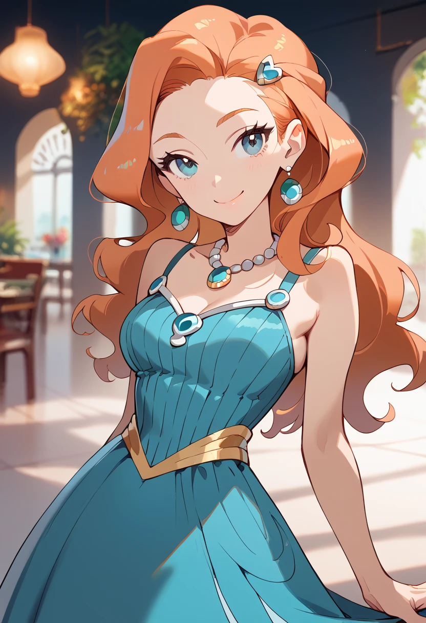 masterpiece, high definition , top quality,8k
(Sonya,orange Hair, blue Eyes )
(Chinesse dress)
smile