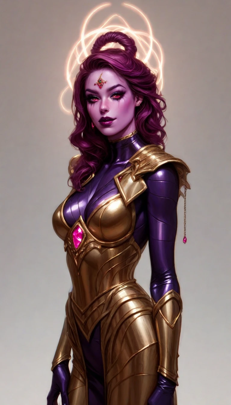 scene from an animated star wars show, glitter and gold alien princess on a desert planet, gaunt, spiked, claws, stormy sky, crystal formations, energy discharges <lora:Glitter_and_Chrome:1> <lora:add_detail:0.15>