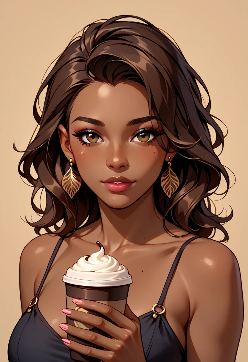 score_9, score_8_up, score_7_up, beautiful, perfect eyes, Mocha girl
