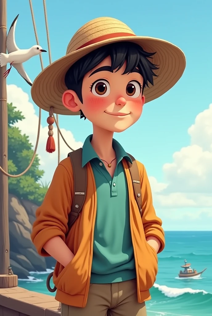 Johnny funny boy with hat --auto