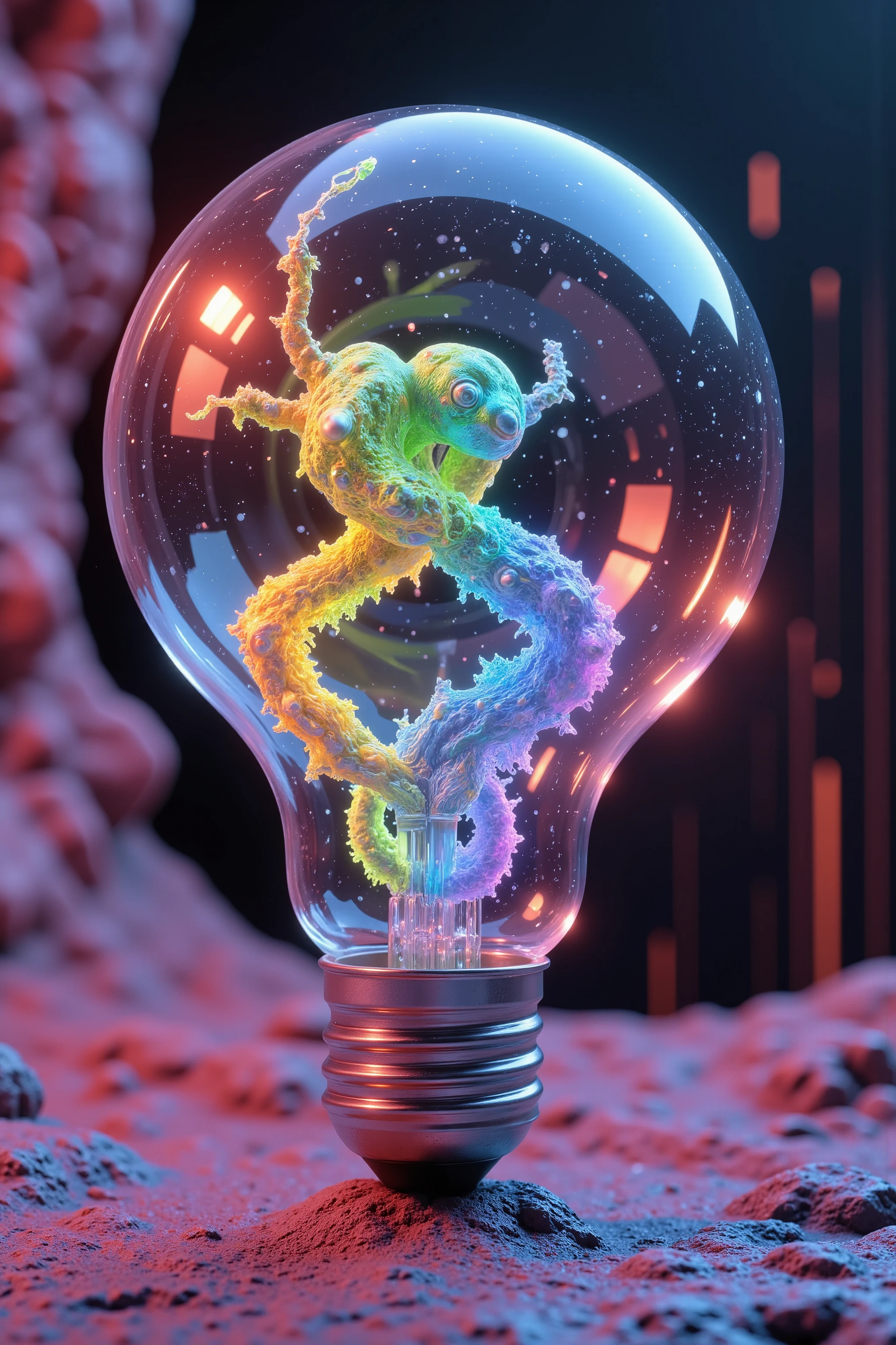 A close up of beautiful bubbles floating on top of each other, Glowing Nightmare, Glowing Runes_green Glowing Runes_pink,LSD, DMT imagery. octane render, psychedelic droplets of water, abstract liquid, and intricate rainbow art. octane render, black 3d fluid simulation,  ethereal bubbles, swirling liquids, and highly detailed, octane render, reflective rainbow bubbles, twisted colors inside of glass spheres, Psilocybin Dream inside an amazing image of light emerging from colors in a shimmering glass morphing out of colors, bright neon and fluorescent colors,very bright, vibrant colors, perfectly formed and symmetrical reflective bubbles and spheres, attention to detail with these beautiful bubbles and spheres, Extreme Hallucinations in a gorgeous piece of  psychedelic digital artwork, Stunning, pixel art, tripped out colors, 4d mandelbulb psychedelics, glass like psychedelic landscape, intricate rainbow environment, psychedelic underwater brightness and glow with neon colors, glowing colors twist inside of translucent glass spheres and bubbles with light and color reflecting off of both in bright fluorescent colors, psychedelic trip, fluorescent and neon aesthetic, psychedelic vibrant colors, bright psychedelic paint splattered backgrounds,swirling spirals and vortex, bright vibrant colors popping out from 3d glass spheres, Rotational Symmetry, Pixel Assets, Portrait photography, Surrealism, Photorealistic, Hyperdetailed, Glass Morphism, Digital Art, Sparkle, Optical Illusion, Glowing Light, Reflective Light, Overexposure, Backlighting, Depth Of Field, Spheres and bubbles show perfect Symmetry, Awe inspiring, Breathtaking, Indescribably Beautiful, Heaven sent images, Best Quality, Award Winning, MasterpieceA close up of beautiful bubbles floating on top of each other, LSD, DMT imagery. octane render, psychedelic droplets of water, abstract liquid, and intricate rainbow art. octane render, black 3d fluid simulation,  ethereal bubbl