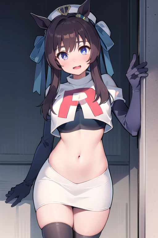 (masterpiece, best quality:1.2), solo, 1girl, pokemonjuliana, smile, looking at viewer, hand on hip, single braid, hat, nudity, topless, pussy, orange necktie, short sleeves, upper body, topless, POVHipGrabCowgirl, hetero, vaginal, (masterpiece), (best quality),sex, 1boy, 1girl, pov sex
