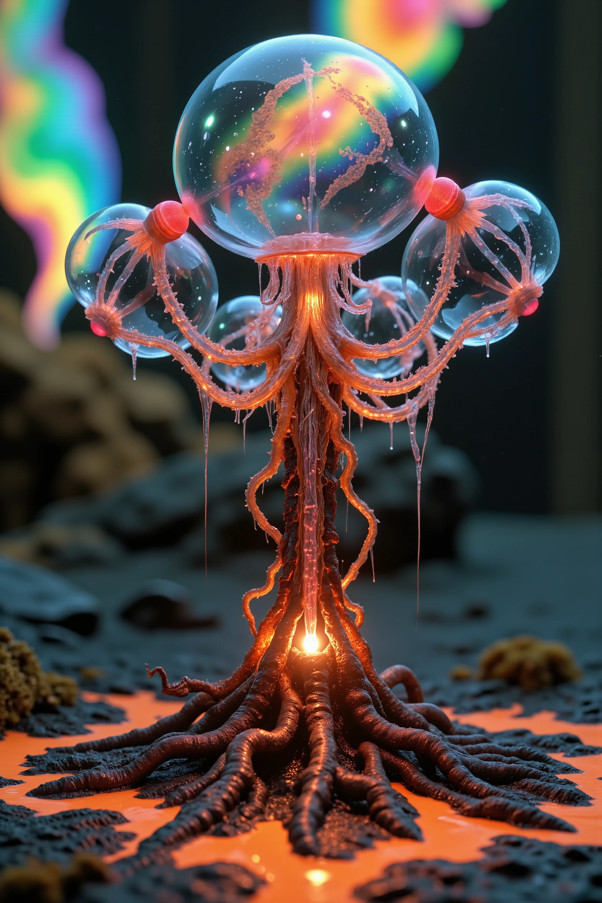 Glowing Nightmare, Glowing Runes_green Glowing Runes_pink,LSD, DMT imagery. octane render, psychedelic droplets of water, abstract liquid, and intricate rainbow art. octane render, black 3d fluid simulation,  ethereal bubbles, swirling liquids, and highly detailed, octane render, reflective rainbow bubbles, twisted colors inside of glass spheres, Psilocybin Dream inside an amazing image of light emerging from colors in a shimmering glass morphing out of colors, bright neon and fluorescent colors,very bright, vibrant colors, perfectly formed and symmetrical reflective bubbles and spheres, attention to detail with these beautiful bubbles and spheres, Extreme Hallucinations in a gorgeous piece of  psychedelic digital artwork, Stunning, pixel art, tripped out colors, 4d mandelbulb psychedelics, glass like psychedelic landscape, intricate rainbow environment, psychedelic underwater brightness and glow with neon colors, glowing colors twist inside of translucent glass spheres and bubbles with light and color reflecting off of both in bright fluorescent colors, psychedelic trip, fluorescent and neon aesthetic, psychedelic vibrant colors, bright psychedelic paint splattered backgrounds,swirling spirals and vortex, bright vibrant colors popping out from 3d glass spheres, Rotational Symmetry, Pixel Assets, Portrait photography, Surrealism, Photorealistic, Hyperdetailed, Glass Morphism, Digital Art, Sparkle, Optical Illusion, Glowing Light, Reflective Light, Overexposure, Backlighting, Depth Of Field, Spheres and bubbles show perfect Symmetry, Awe inspiring, Breathtaking, Indescribably Beautiful, Heaven sent images, Best Quality, Award Winning, MasterpieceA close up of beautiful bubbles floating on top of each other, LSD, DMT imagery. octane render, psychedelic droplets of water, abstract liquid, and intricate rainbow art. octane render, black 3d fluid simulation,  ethereal bubbl