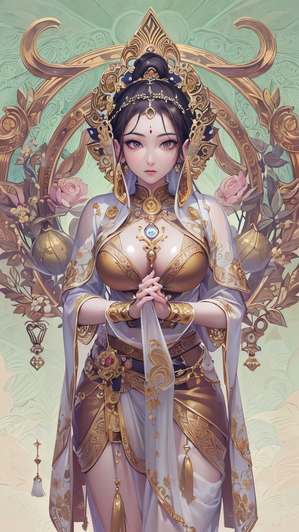 score_9, score_8, score_7_up, 1girl, magnificent body, oriental princess in her palace Padishah, solo, she is beautiful and very hot, open vagina, she caresses herself, grand setting