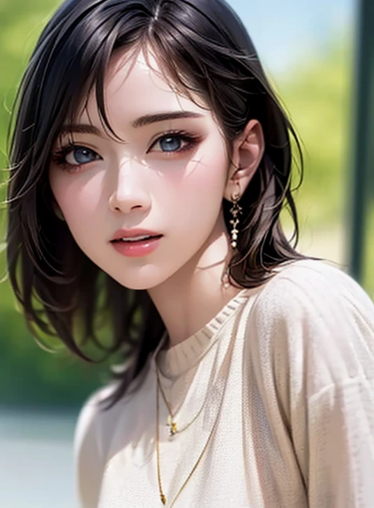 ((  top quality )),(超  nothing ),(   very detailed),(   detailed description   ),((   best CG   )),(masterpiece), Super Fine Art 、(  top quality 、8k、32K、masterpiece)、( realistic )、( realistic :1.2)、(  nothing )、   very detailed、    very pretty face and eyes   、(( 1 Woman ))、(( Search 。 hairstyles are random :1.5))、  Slim waist 、Delicate body、(  top quality 、    attention to detail   、   rich skin details)、(  top quality 、8k、Oil paints:1.2)、   very detailed、( realistic 、 realistic :1.37)、   bright color, (  casual fashion:1.5)