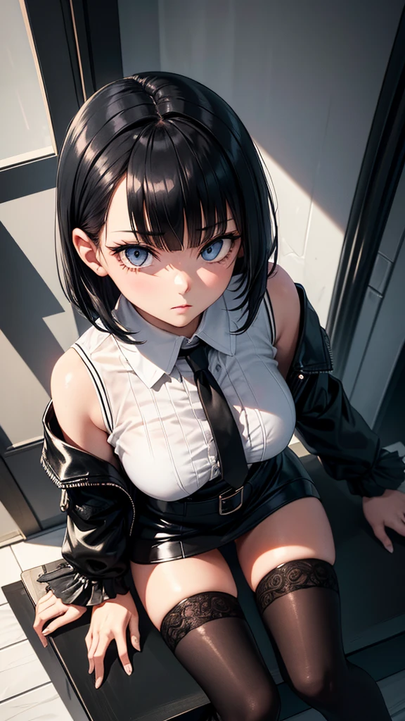 Black Hair Bob Hair Cool Beauty