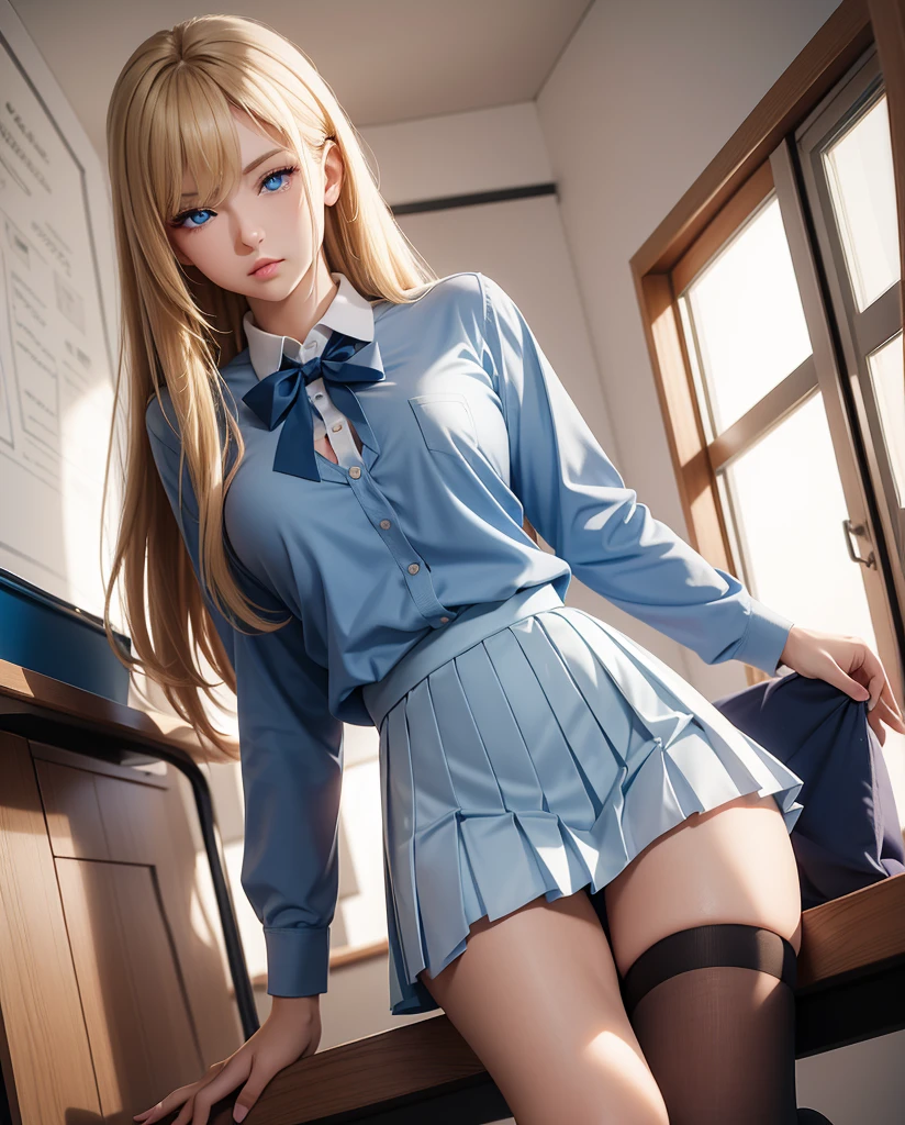White blouse, elbows