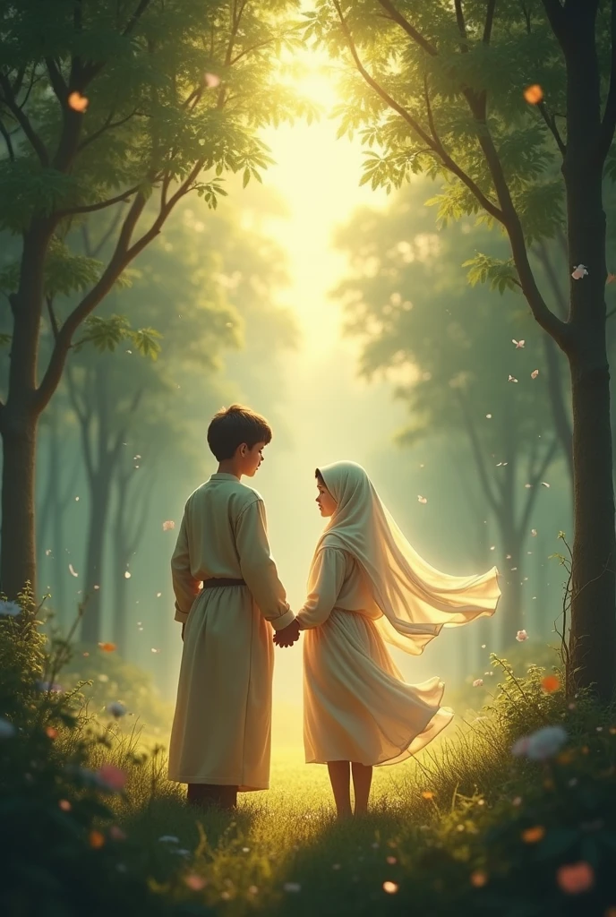 Hijab girl height 1.50 and a guy with a height of 1.80