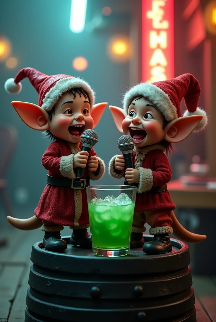 Beverage goblin and snack goblin friends