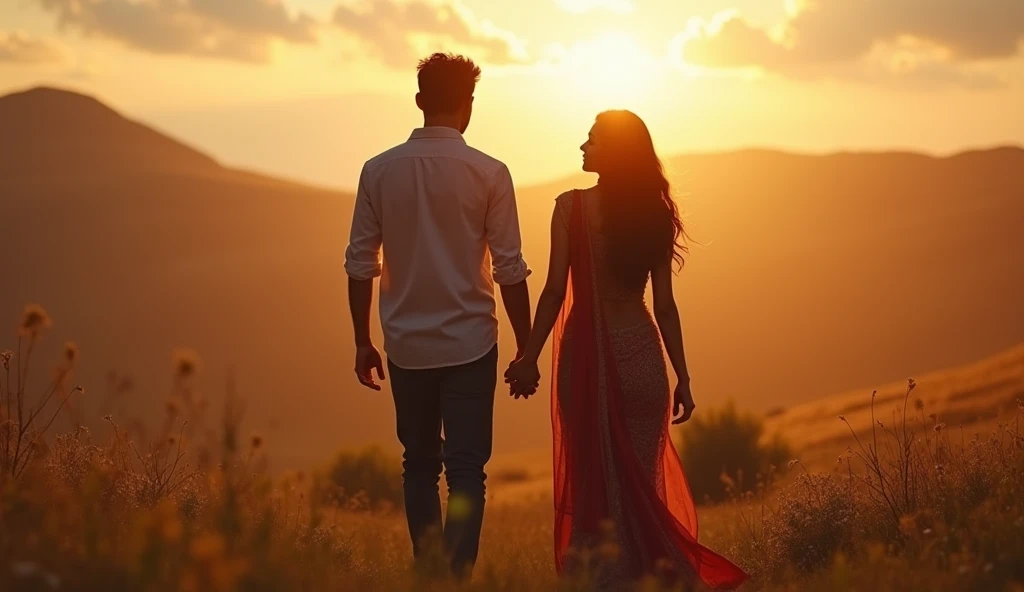 UM CASAL DE JOVEM NARRANDO A BIBLIA COM UM FUNDO PRETO NA CENA