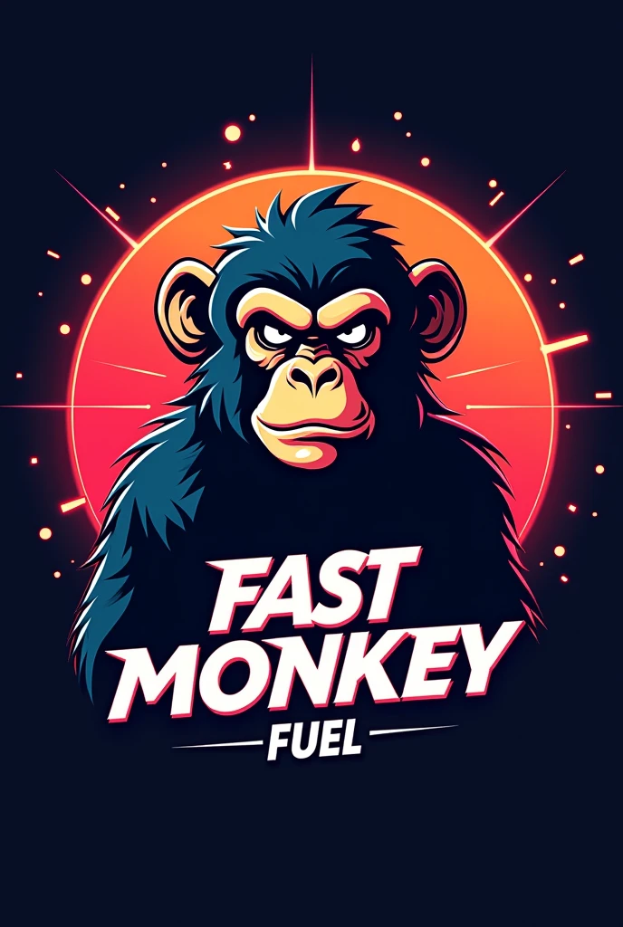 Inflated burner,monkey caesar t-shirt print