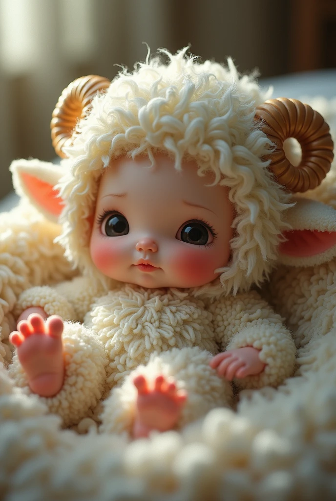 Nanachi, Made in abyss, furry, hat, fur, from above, sleeping, futon, blanket, <lora:nanachiMadeInAbyss_charNanachi:1>