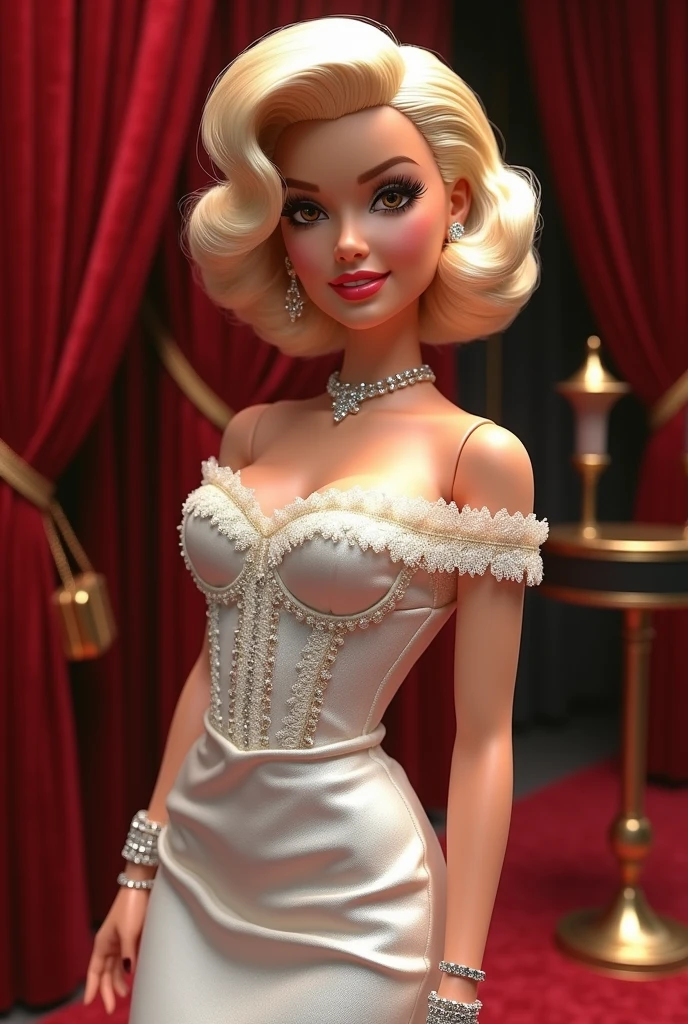 ((pixarstyle)) a shoulder-length portrait of a very sexy Taylor Swift, natural skin texture, 4k textures, hdr, intricate, highly detailed, sharp focus, cinematic look, hyperdetailed, 1girl, solo, large breasts, elegant yet revealing dress, transparent dress, hourglass figure