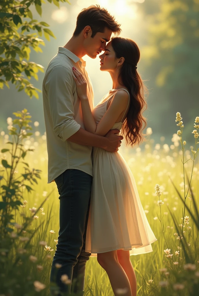 nsfw,(collarbone:1.331), (camisole:1.21),2 girls,yuri,lesbian,kiss,lesbian,,a woman in a floral dress and straw hat standing on a tree brancha ,wet see-through dress,woman in a gray dress holding a bouquet of daisies, a stock photo by Oleg Oprisco, pinterest, art photography, made of flowers, soft light, enchanting, intimate but not tight, cuffs decorated with light gold lines, People can't help but think of the stars twinkling in the starry sky, wearing a necklace made of sapphire and gold,calling lightning, fireball,skirtlift,