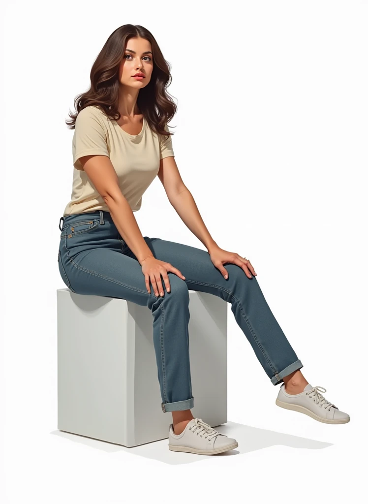 LIGHT BLUE BOOTCUT JEANS SILHOUETTES 