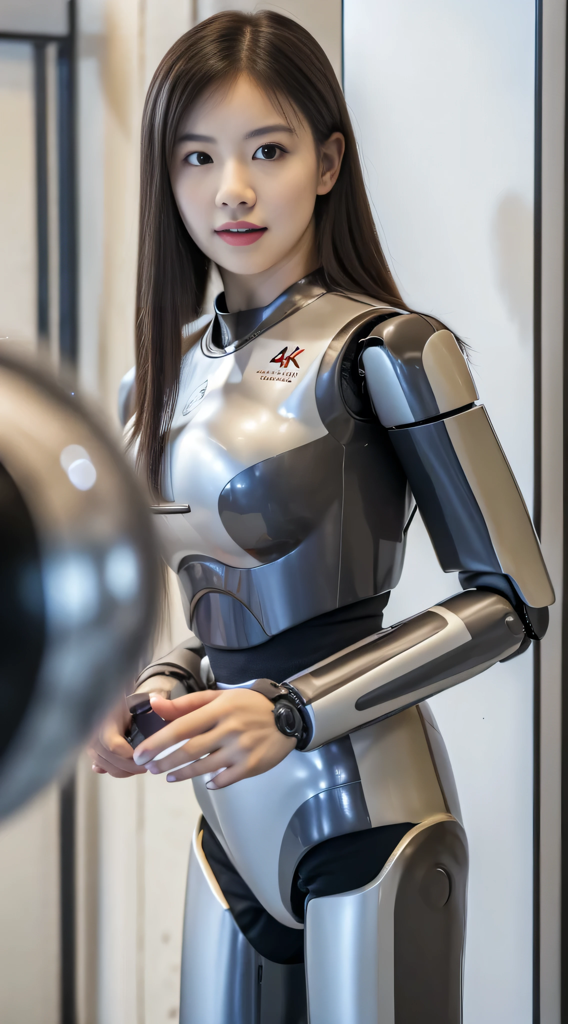 4k,8k,16k,32k, high-resolution ,realistic, photorealistic, RAW photo,ultra realistic photo ,Best Quality, High Quality,Ultra Quality, 8K Portrait,CG unity 8k wallpaper, insanely detailed beautiful kawaii face ,Japanese , governess,20 years old, huge breast, voluptuous ,(Woman's Robot Suit from HRP-4C),frontage,cowboy shot,‎Classroom, masterpiece, best quality, extremely detailed, (8K, 4K, Best Quality, hight resolution, 超A high resolution:1.1), 8K portrait,1girl in, Japaese android girl,android teacher,Plump , control panels,android,Droid,Mechanical Hand, ,Robot arms and legs, Black hair,Mechanical body,Blunt bangs,White Robotics Parts,perfect robot woman,Charging spot,Long Tube,A thick cable was connected to her neck,ceramic body ,android,robot humanoid,a bit chubby,panty,full eyes,perfect mechanical body,white robotics body,future assembly plant,white body,She has repaired,black sponge joints,android,perfect machine body,white robot body, body by hrp-4c, blue eyes, sharp face shape, 20 years old, hrp-4c's robot body suit, robot suit from HRP-4C