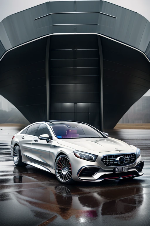 2025 Mercedes S63, rainy conditions