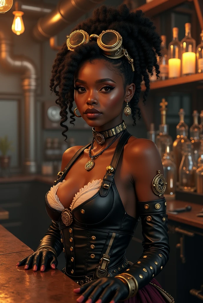 art deco coffee art, in the style of expressive facial animation, afrofuturism, paint dripping technique, hyper-realistic water, realistic perspective, digital art techniques, caravaggism