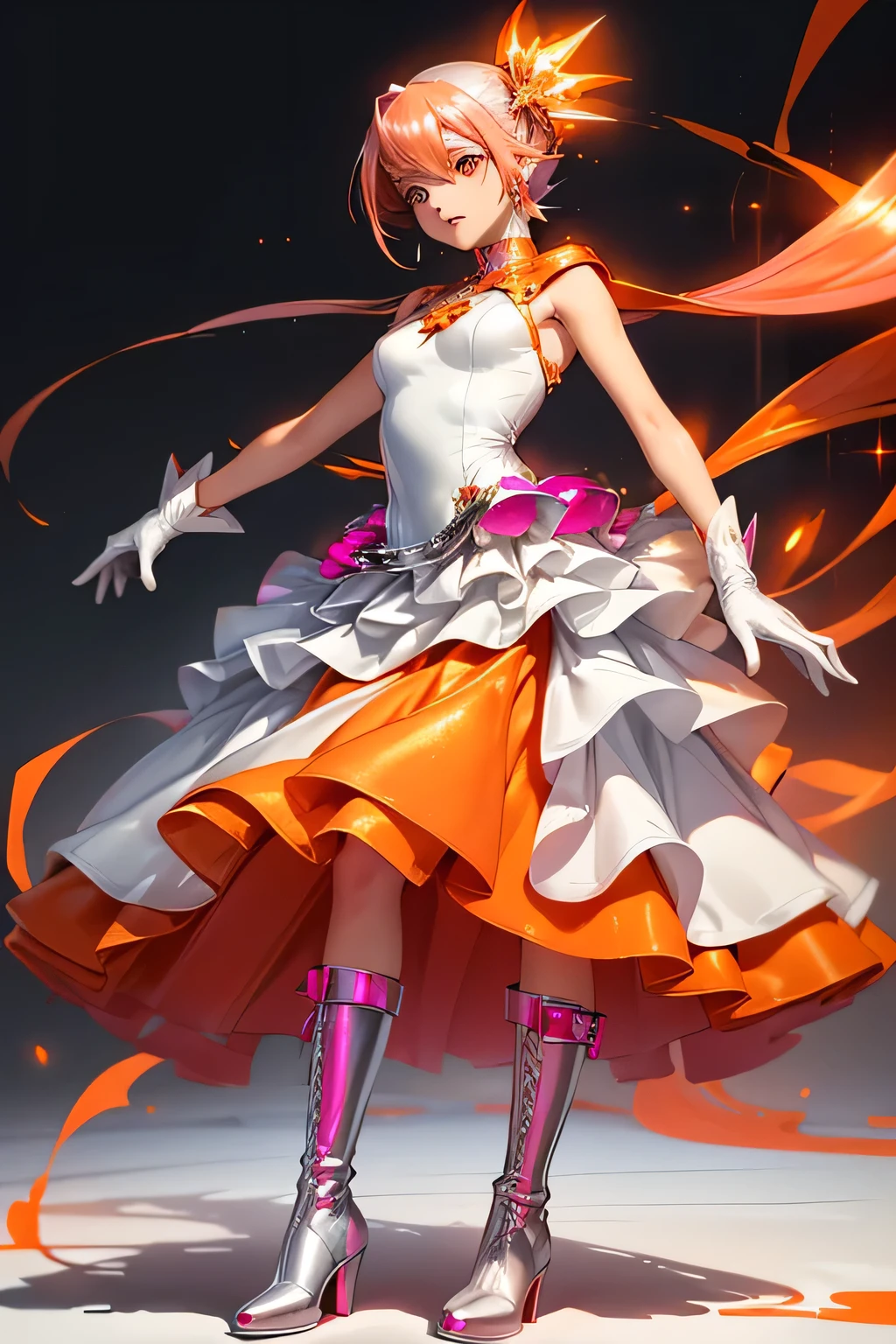 full body portrait of alisabcnv. 1girl, cgsociety masterpiece, artstation trending, by rossdraws, ghibli, Kimi no Na wa, greg rutkowski, solo