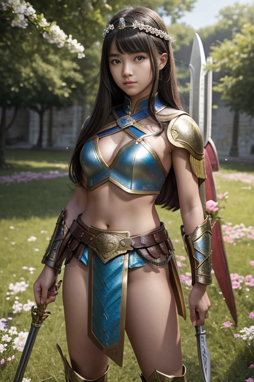 8k, RAW photo, top quality, masterpiece, realistic, photorealistic, clear, professional lighting, beautiful face, top quality, super high resolution.
BREAK (whole body:1.5), (18 year old very beautiful Japanese girl:1.3)
NSFW,
Slender, very flat chested, very small breasts
//Character
1girl,
BREAK
//Fashions
Feline Warrior Bikini Armor,
BREAK
Embrace the fierce and agile natureof a fantasy world cat girl with a bikiniarmor ensemble that combines style andfunctionality for battle,
BREAK
Start with a sleek and form-fitting bikini topin a metallic or leather material, featuringintricate cutouts and embellishmentsreminiscent of feline motifs such as claws,whiskers, and ears,
BREAK
Pair the bikini top with high-waisted bikinibottoms or shorts adorned with strategicpaneling and metallic accents to mimic thelook of armor,
Layer the ensemble with lightweight yetdurable armor pieces crafted from moldedleather or metal plates, strategically placedto protect vital areas while allowing for easeof movement,
BREAK
Accessorize with claw-shaped gauntlets,thigh-high boots with claw-like heels, and acat ear headband or helmet to complete thefierce and formidable warrior look,
BREAK