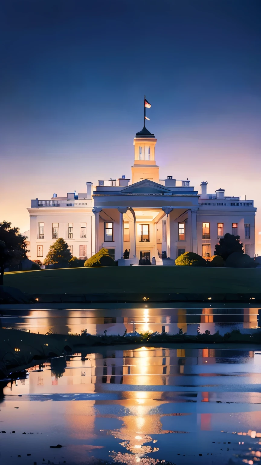 the united states presidential white house building