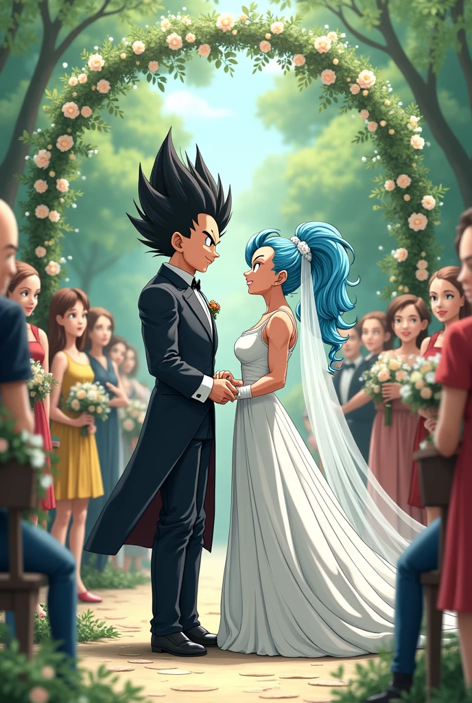 Goku marries Bulma