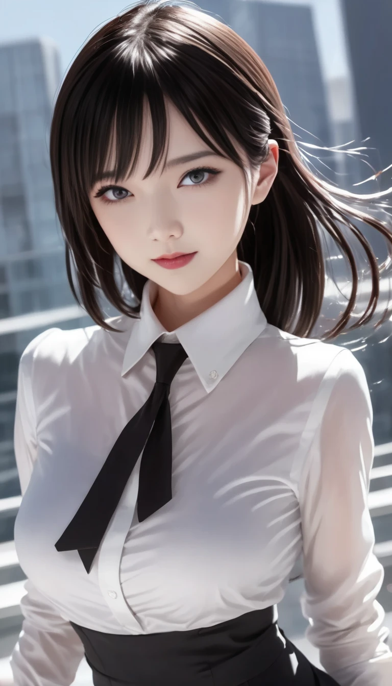 (8k, RAW photo, highest quality, masterpiece), High resolution RAW color photo, uniform, long hair, 16 years old, ponytail, young, full body, c cup (realistic, photorealism: 1.37), (highest quality) , (Best Shadow), (Best Illustration), Clavicle ((Big)), ((Erotic, Sexy, Ultra High Resolution, High Definition CG Integrated 8K Wallpaper, Physically Based Rendering, Movie Lighting), Best Image Quality, Amazing Details, Ultra HD, (Realism: 1.4), Best illustrations, (Maximum resolution: 1.2), (Ultra HD: 1.2), Cinema lights, 8K resolution, Beautiful eyes and skin, Detailed face, Perfect style, absurd, RAW photography, very delicate and beautiful, masterpiece, top quality, ultra high resolution, 32k, surreal, ultra detailed, perfect anatomy, perfect figure, highly detailed skin, very Detailed CG 8k wallpaper, very slim figure, toned waist, very small head, very small face, delicate features, tearful mole, earrings, slender legs, (C cup breasts: 1.3), (full body shot: 1.1 ), (Alone: 1.2), (Straight: 1.2), Wet clothes, (School uniform: 1.3), (Blazer: 1.2), Collared dress shirt, Classroom