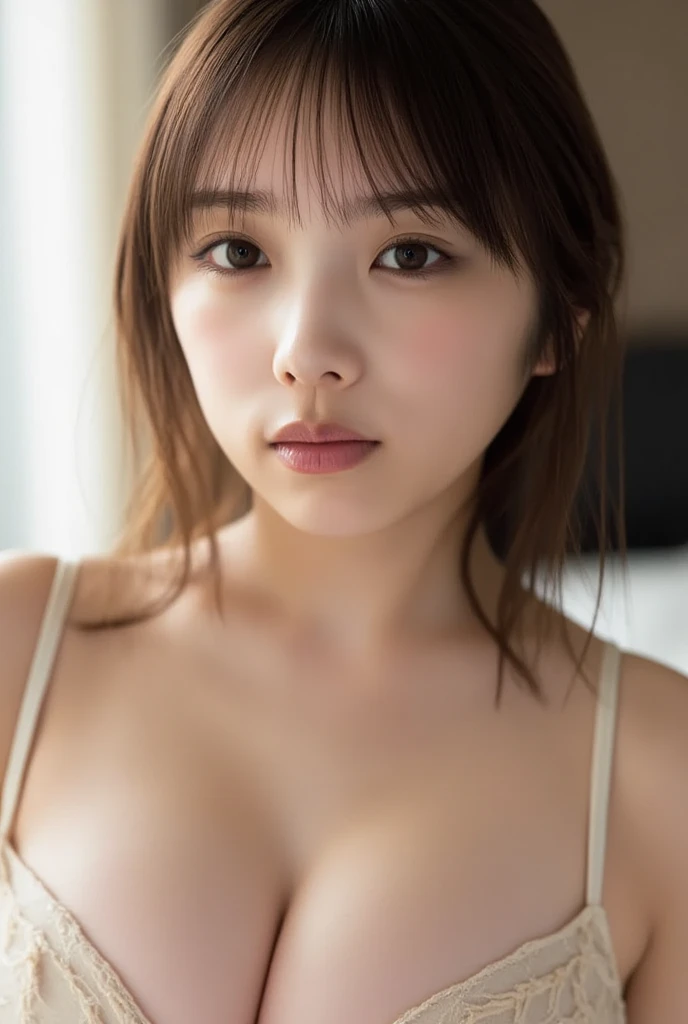 ( ANATOMICALLY CORRECT ,  perfect body:1.3), Professional Writing、Careful work、( high res:1.2)、Photography Sculpture、8k,  high res、( RAW photo,  realistic :1.2)、 top quality , masterpiece,  beautiful breasts 、 high resの顔、( focusing on the face 、 high resの目, Teary-eyed)、(concentrated, Symmetrical pupils:1.2)、 High Quality Beautiful Skin 、 toned skin 、Natural Cosmetics 、Gloss Lip,  High Definition Hair Texture , ( Japanese women:1.3)、22 years old、 extraordinary beauty、break (Completely naked:1.8) break bedroom, ( very embarrassing 、Close your eyes and open your mouth:1.3)、( shooting from below:1.8), ( viewers:1.2), ( fellatio:1.2), ( penis:1.8)、(((A woman straddling a man:1.8)))、Inserting  penis into pussy