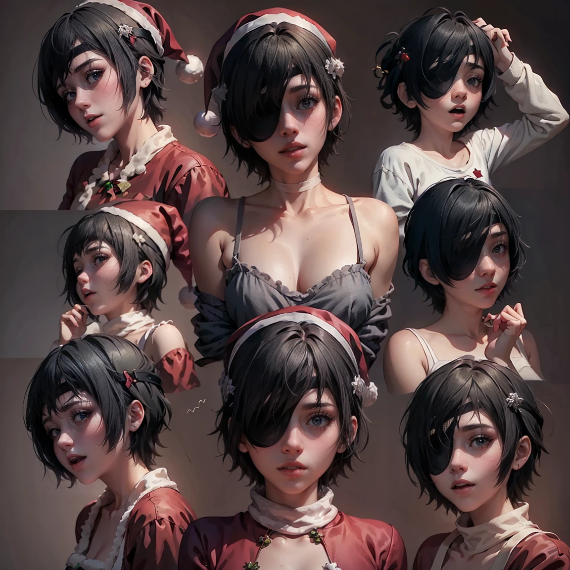 various versions of how Kuchisake-onna had his mouth cut off. --auto