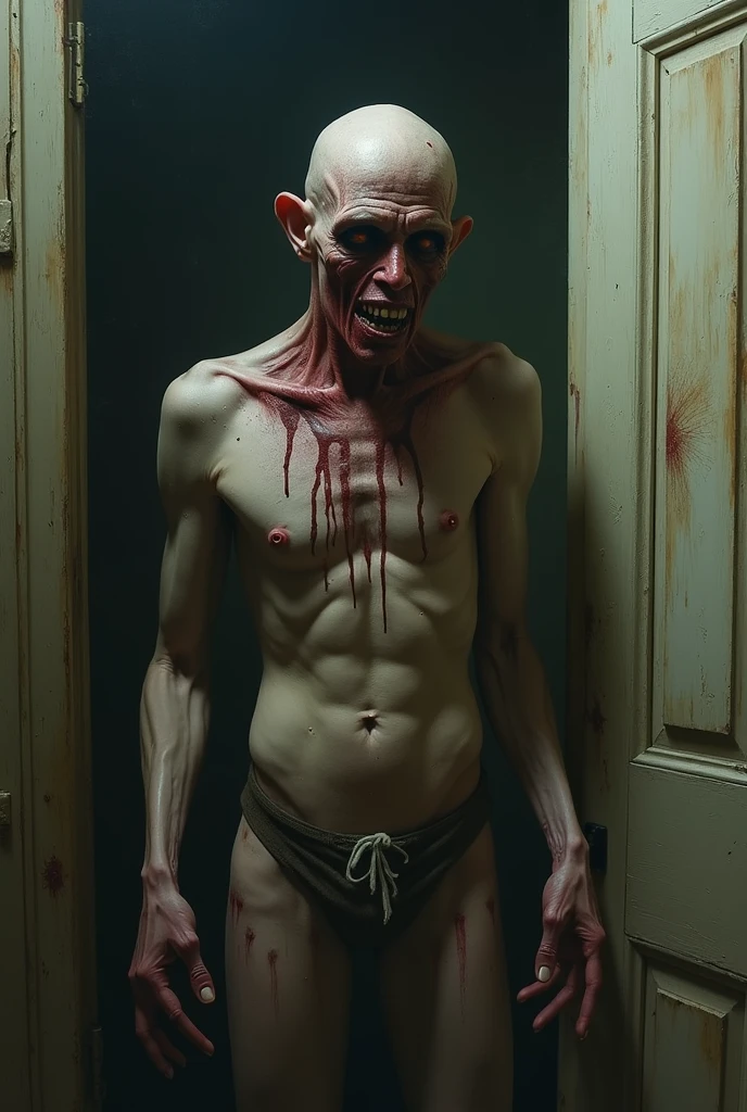 realistic, 8k, textured skin, ultra realistic, crime scene