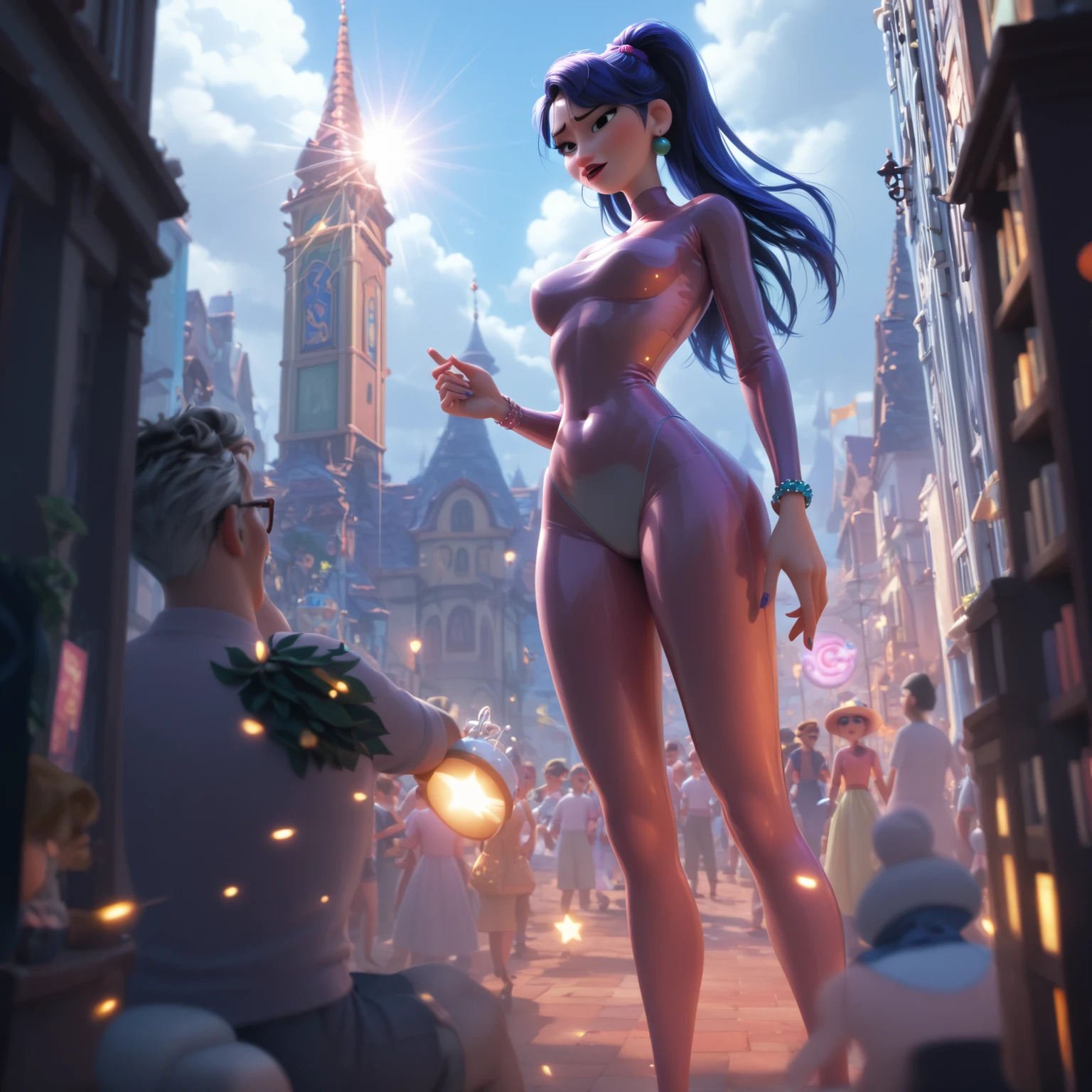 (((rarity as a seductive ))) , Slender body , (((((wind blowing))))), (((roman empire))) ,(((ancient roman city))),(((rear nudity)) , (((standing on roof))), (((hand on wall))), (((posing))), (((happy wicked smile))) ,(((wear light blue glass sheer lace transparent prom dress))) , (((upskirt))) , sexy pose , (((lewd and erotic)))) , (((no underwear))) , topless , exposed genitals ,((( lust in her face))) , sexual pleasured face , breasts are visible , wear high heels , wide angles ,pubic hair ,feet , vagina is visible ,naked , nude , (((full body is visible))) ,relaxed ,orgasm , (((sexy pose))) , sexy face, bracelets , big breasts , lush breasts , Bulky Breasts , voluminous breasts ,look at to viewer , eye contact, high quality , detailed , wallpaper , realistic , feet are visible , (((side back view))) , behind her ,close view ,(((look back to viewer