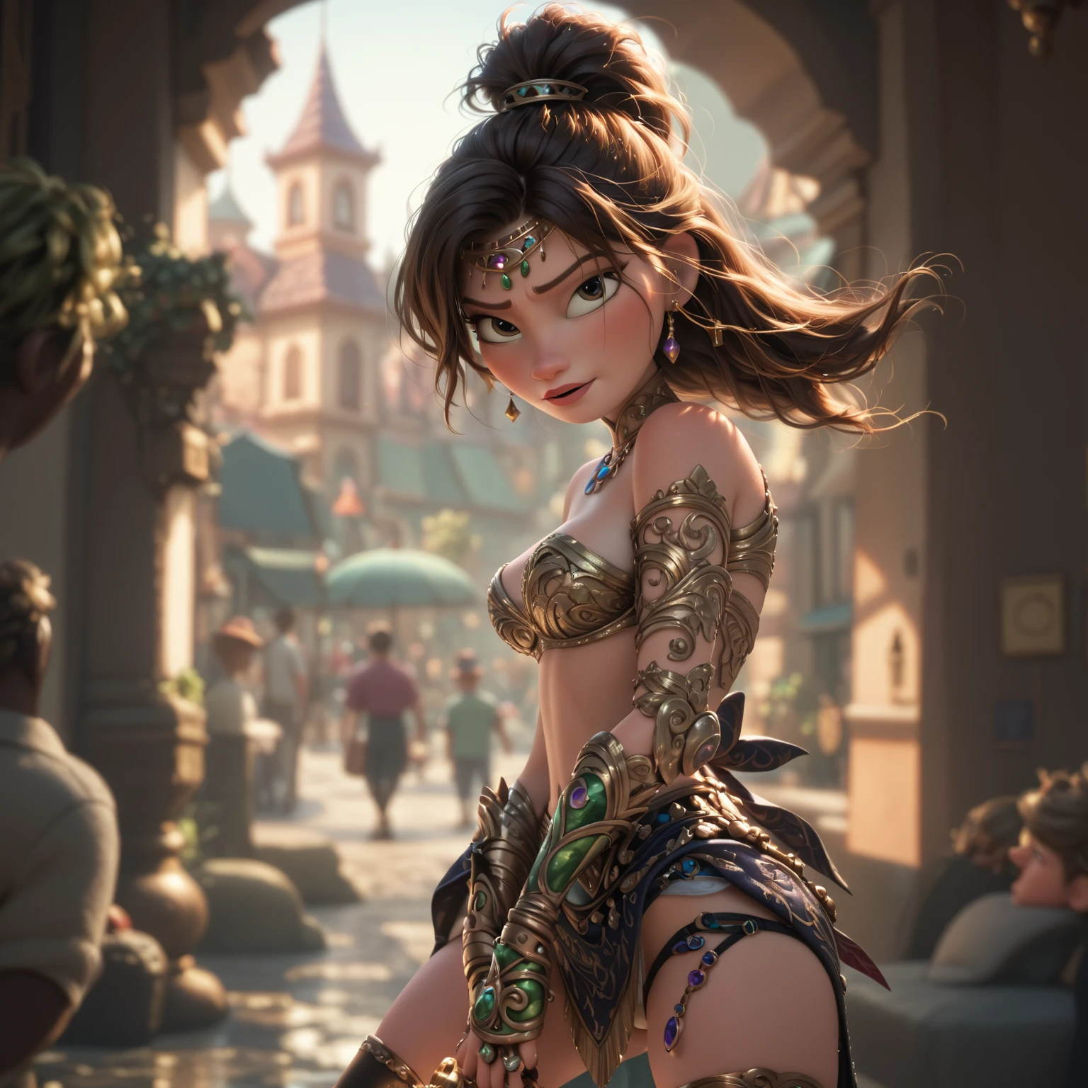 (((professional cinematic photo of a girl wandering in a hall, smiling, detailed face, ultimate shadow depth, volumetric shadowing, maximalism, best geometry, best image depth, volumetric, best lighting, best shadows, intricate shadows, best ambient occlusion, best textures, best detail, intricate details, insane details, RTX, Path tracing, busy setting, global shadow coverage, luminism, bioluminescence, shadow light, god rays, warm colors, high contrast, high focus, warm ambient shadows, best Form shadows, best Shadow receiving bounced light, best Core shadows, best Cast shadows, best Occlusion shadows, intricate shadow-light play,)))